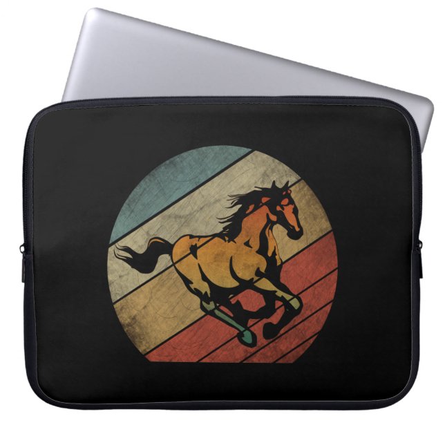 FUNDA PARA PORTÁTIL CABALLO VINTAGE (Frente)