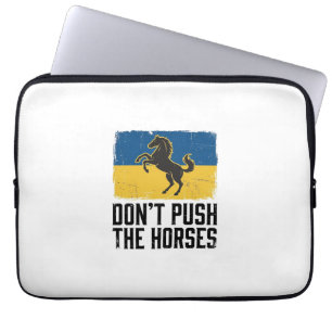 Funda Para Portátil Caballo Vintage No Empujes A Los Caballos
