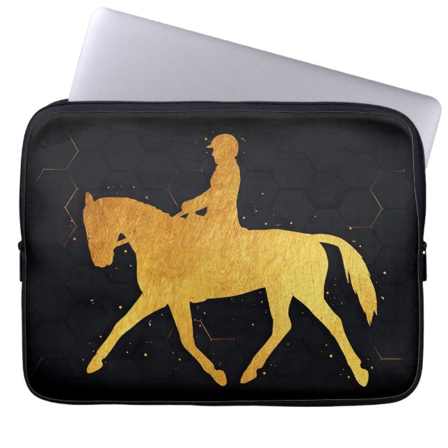Funda Para Portátil Caballo Y Jinete (Frente)