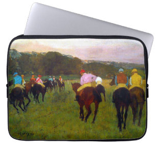 Funda Para Portátil Caballos de carreras Edgar Degas en Longchamp