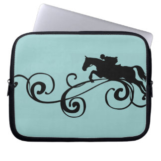 Funda Para Portátil Caballos de crianza de arte equino