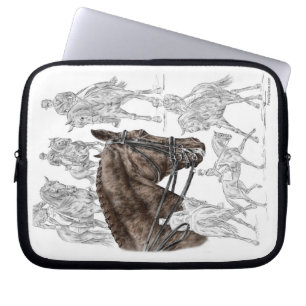 Funda Para Portátil Caballos de Dressage recopilados FEI