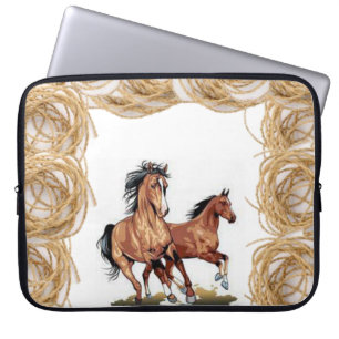 Funda Para Portátil Caballos de manga para portátiles