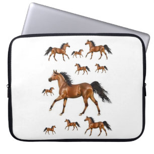 Funda Para Portátil Caballos de manga para portátiles