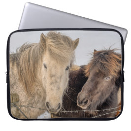 Funda Para Portátil Caballos islandeses