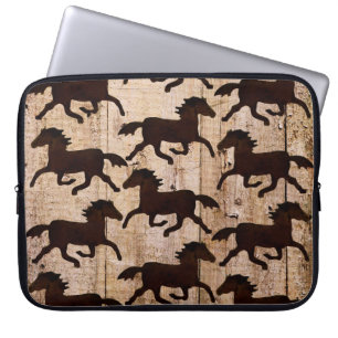 Funda Para Portátil Caballos occidentales del país en los regalos de