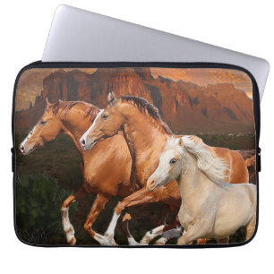 Funda Para Portátil Caballos salvajes
