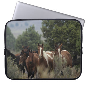 Funda Para Portátil Caballos salvajes 2 del mustango