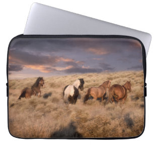 Funda Para Portátil Caballos salvajes corriendo