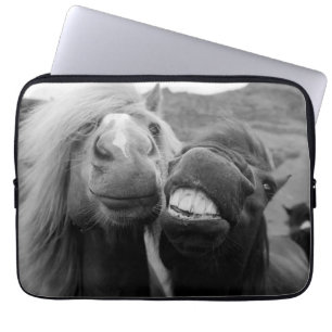 Funda Para Portátil Caballos sonrientes de las imágenes el   de Getty
