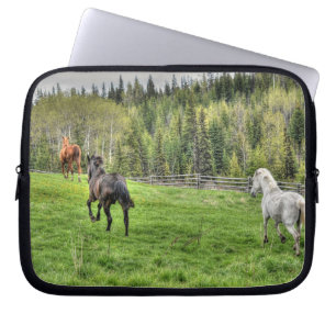 Funda Para Portátil Caballos - Tema americano occidental