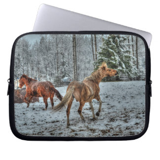 Funda Para Portátil Caballos - Tema americano occidental