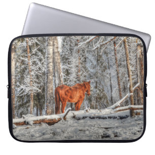 Funda Para Portátil Caballos - Tema americano occidental