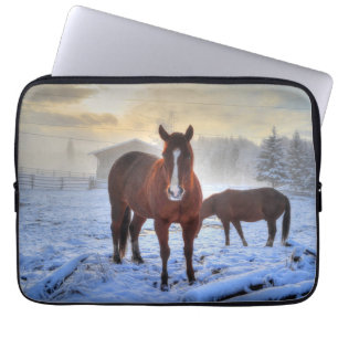 Funda Para Portátil Caballos - Tema americano occidental
