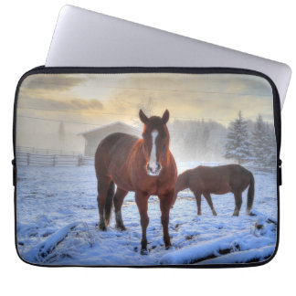 Funda Para Portátil Caballos - Tema americano occidental