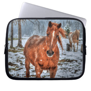 Funda Para Portátil Caballos - Tema americano occidental