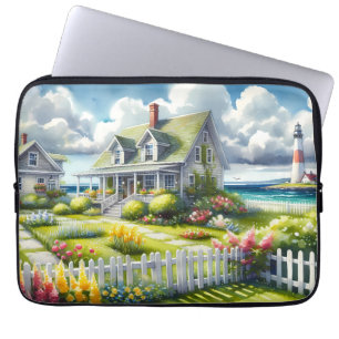 Funda Para Portátil Cabaña con vista al faro