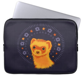 Funda Para Portátil Cabeza de hurón lindo animal adorable