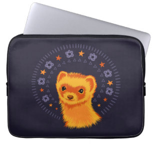 Funda Para Portátil Cabeza de hurón lindo animal adorable