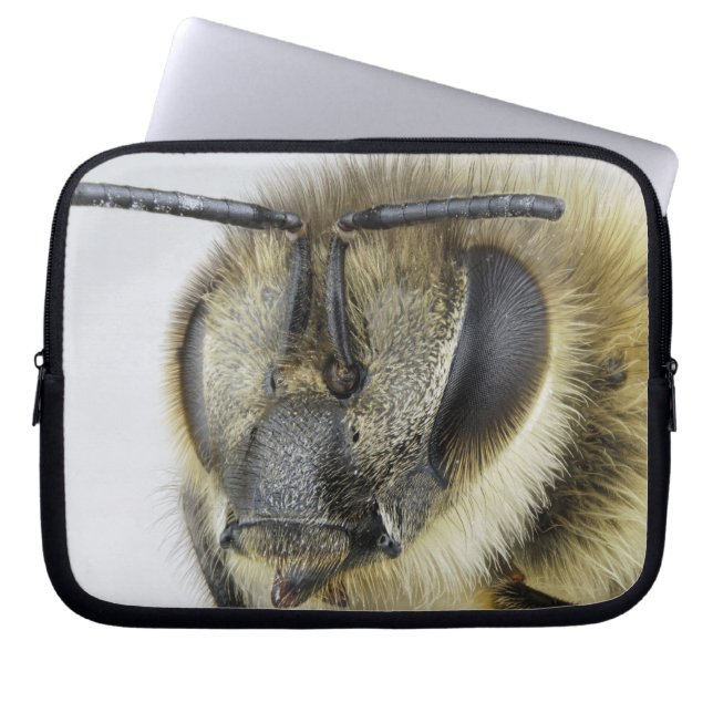 Funda Para Portátil Cabeza de la abeja (Frente)