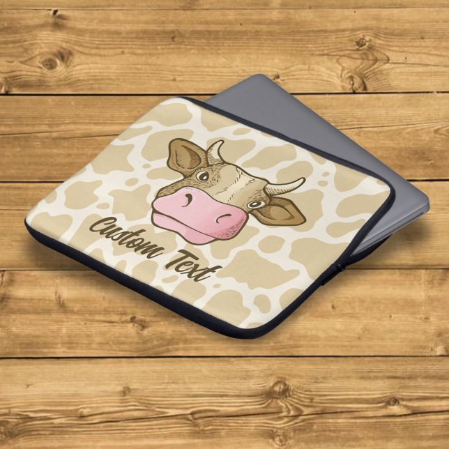 Funda Para Portátil Cabeza de vaca Manga portátil Funda (Subido por el creador)