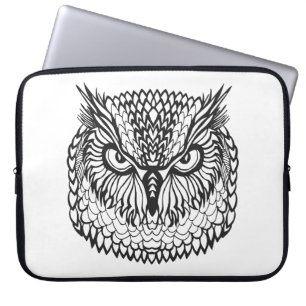 Funda Para Portátil Cabeza del búho de Eagle del estilo