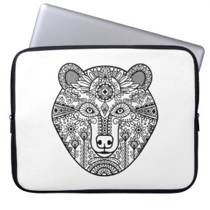 Funda Para Portátil Cabeza del oso del estilo