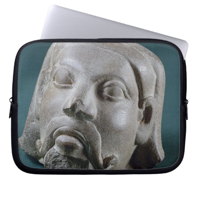 Funda Para Portátil Cabeza pulimentada de un extranjero, Sarnath, 3ro (Frente)