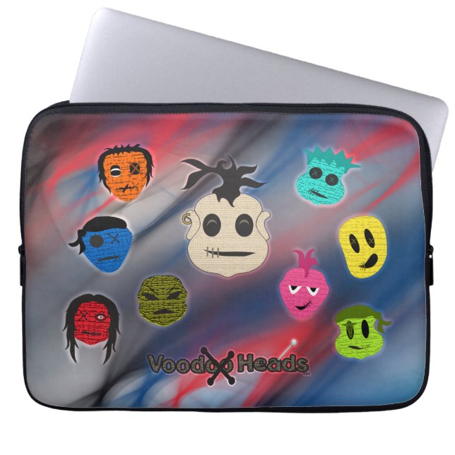 Funda Para Portátil Cabezas de vudú ~ Espíritus (Frente)
