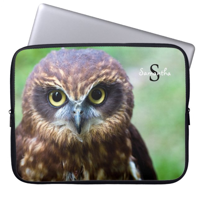 Funda Para Portátil Cabina portátil Owl Neoprene de 15" (Frente)