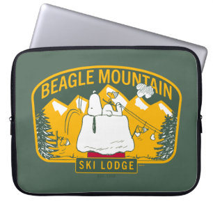 Funda Para Portátil Cacahuetes Beagle Mountain Ski Lodge