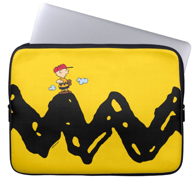 Funda Para Portátil Cacahuetes | Béisbol Charlie Brown (Frente)