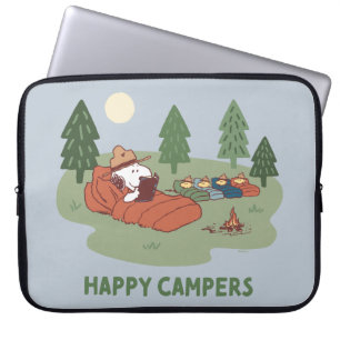 Funda Para Portátil Cacahuetes Camperas felices Snoopy y Woodstock