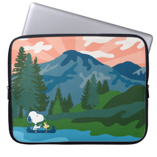Funda Para Portátil Cacahuetes   Canoa Snoopy & Woodstock