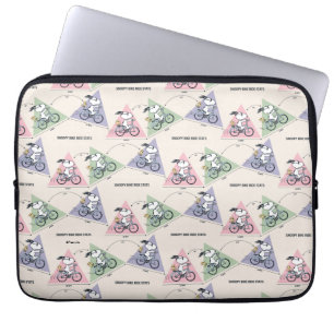 Funda Para Portátil Cacahuetes Estaciones de Snoopy Bike Ride