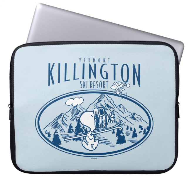 Funda Para Portátil Cacahuetes | Killington Ski Resort Vermont (Frente)