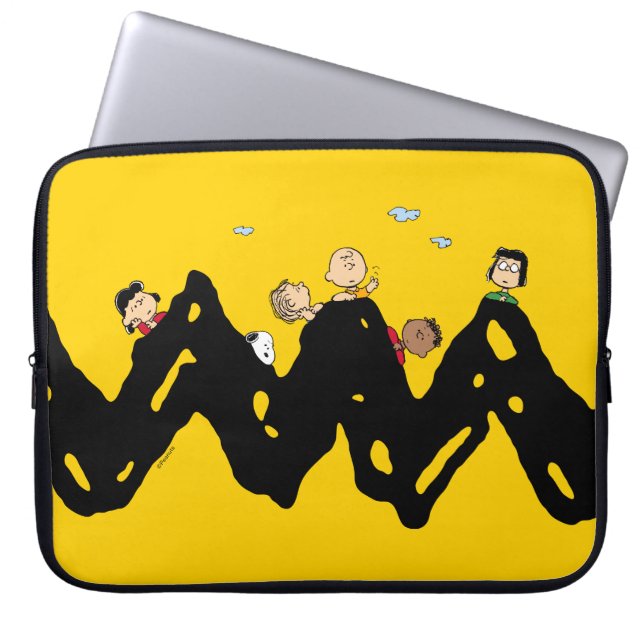Funda Para Portátil Cacahuetes | La pandilla del Zig Zag (Frente)