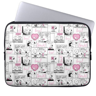 Funda Para Portátil Cacahuetes   Patrón de amor al corazón de San Vale