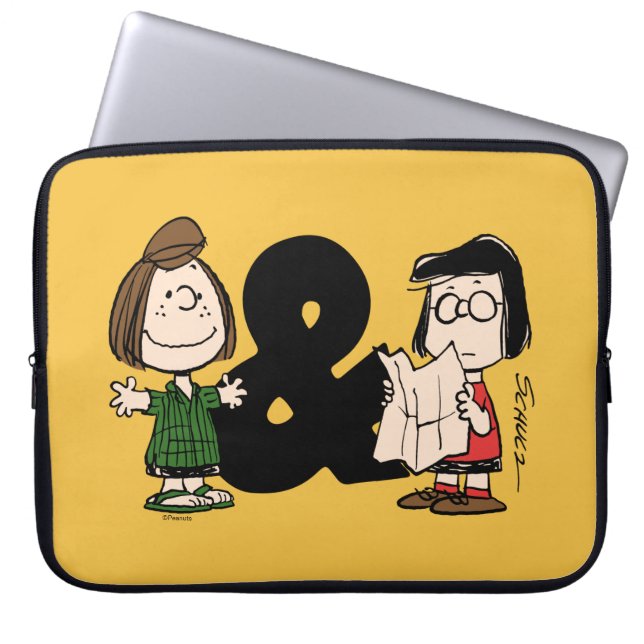 Funda Para Portátil Cacahuetes | Patty & Marcie (Frente)