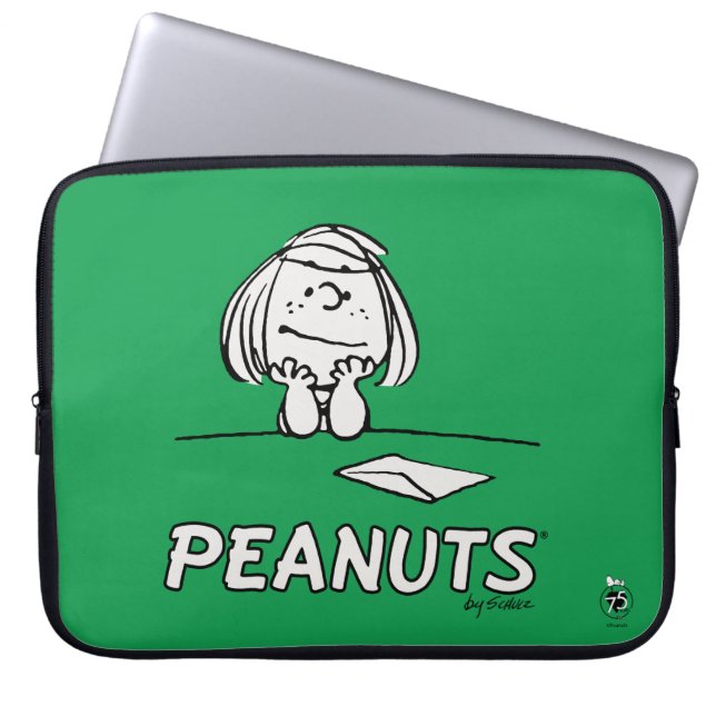 Funda Para Portátil Cacahuetes | Peppermint Patty Thoughts (Frente)