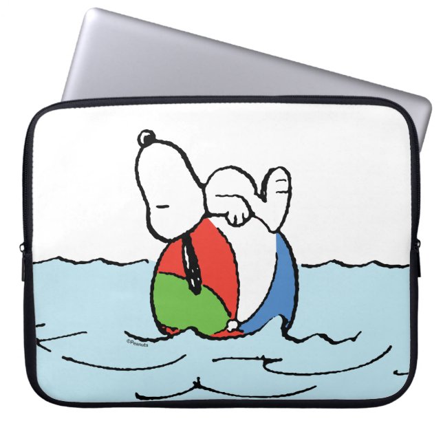 Funda Para Portátil Cacahuetes | Playa Snoopy Beach Ball (Frente)