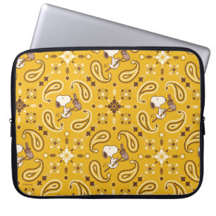 Funda Para Portátil Cacahuetes Snoopy Bandana Cowboy