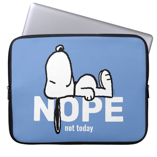 Funda Para Portátil Cacahuetes | Snoopy Not Today (Frente)