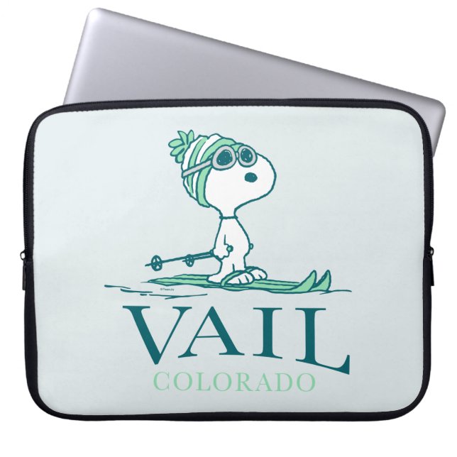 Funda Para Portátil Cacahuetes | Snoopy Vail Colorado (Frente)