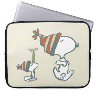 Funda Para Portátil Cacahuetes Viaje en esquí Snoopy & Woodstock 2