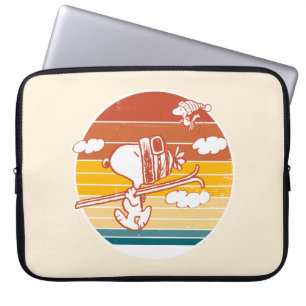 Funda Para Portátil Cacahuetes Viaje para esquiar Snoopy & Woodstock