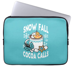 Funda Para Portátil Cacao caliente y encanto invernal - Llamadas de ca