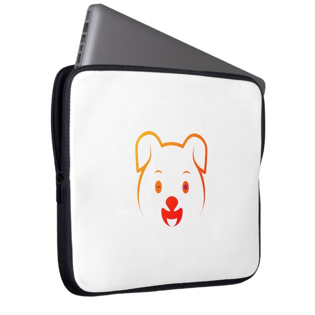 Funda Para Portátil Cachorro (Anverso derecho)