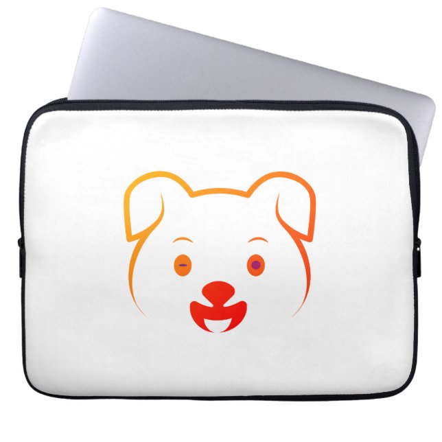 Funda Para Portátil Cachorro (Frente)
