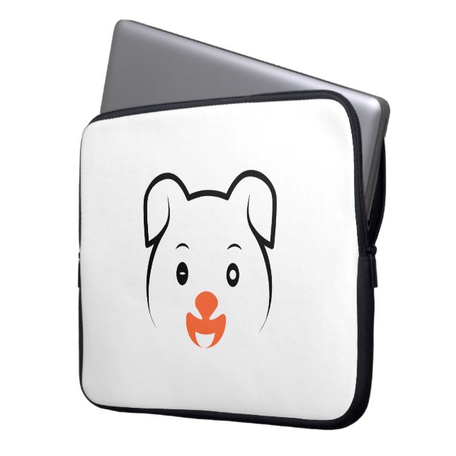 Funda Para Portátil Cachorro de cachorros (Anverso izquierdo)